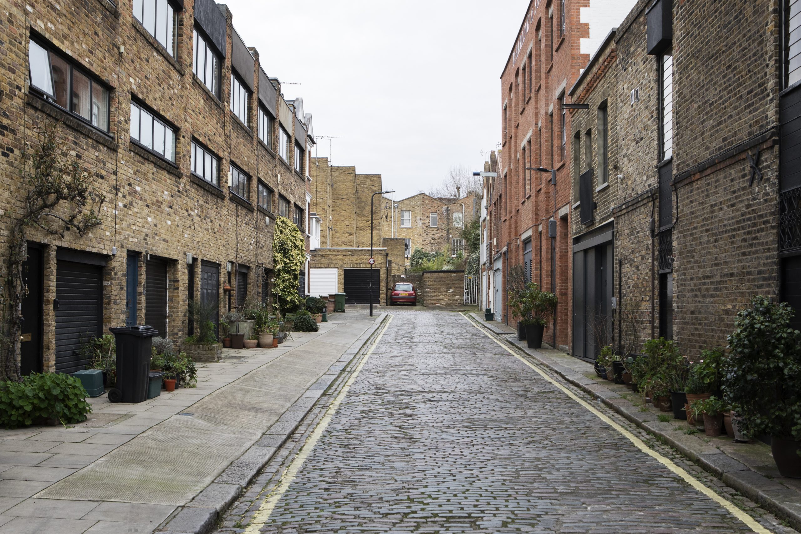 Row of houses in London