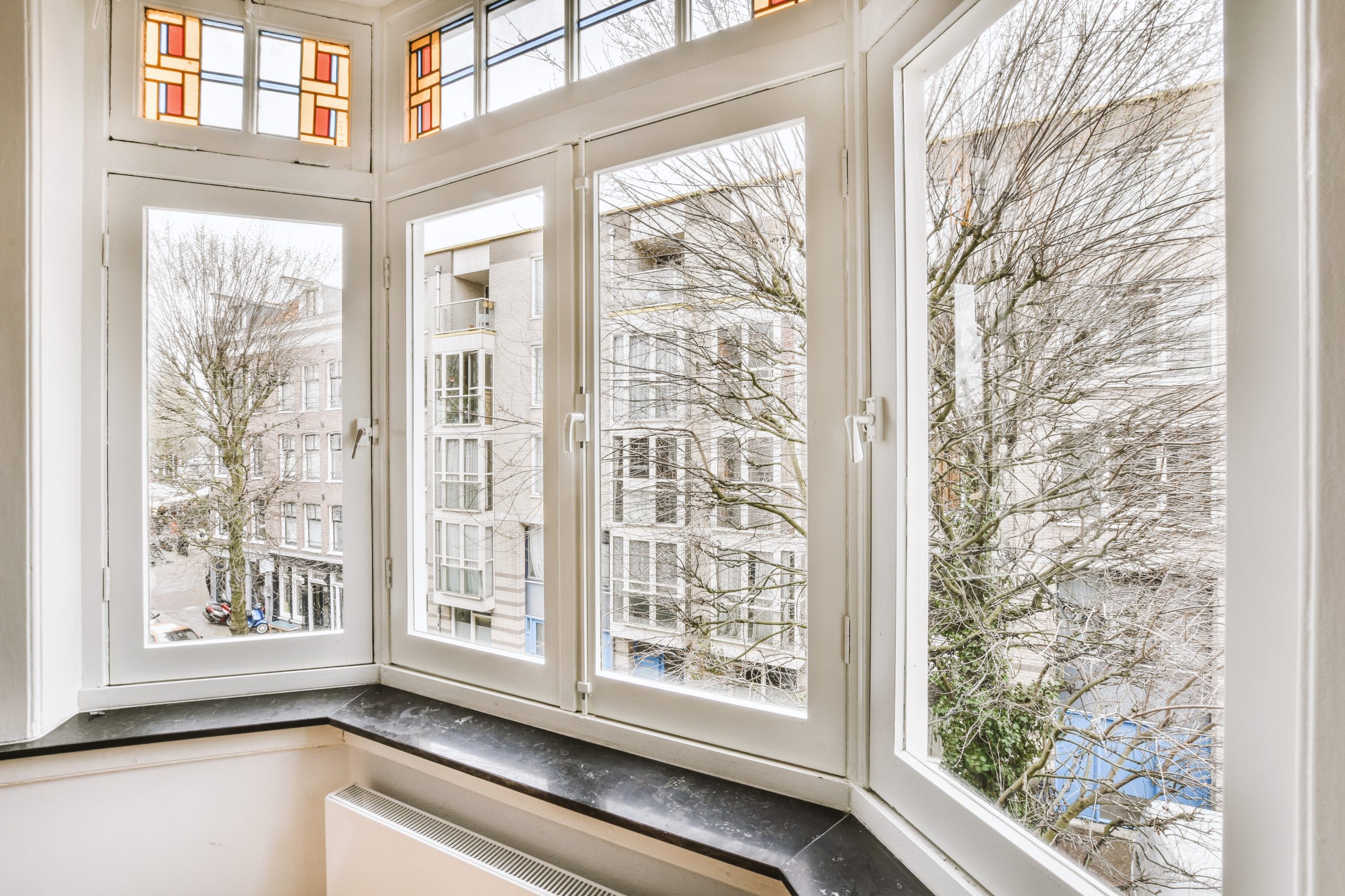 Bay window of London property Bay window of London property